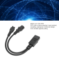 Miniatyrbillede 3 af 6: Splitter strømstikledning IEC 320 C14 han til C13 og C5 hun splitter adapter kabel 10A 250V