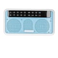 Miniatyrbilde 4 av 8: E500 trådløse bærbare Bluetooth-høyttalere støtter AUX/minnekort med lommelyktBlå