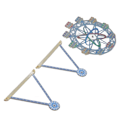Pikkukuva 8 / 8: Timanttimaalaus Vanhemman ja lapsen vuorovaikutus Ferris Wheel Käsintehty DIY Timanttimaalaus Olohuoneen sisustus