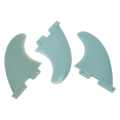 Miniatyrbilde 6 av 8: 3 stk. Surfebrettfinner PVC Surfing Thruster Fin Set for Longboard Paddleboard Haletilbehør