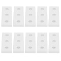 Miniatyrbillede 6 af 8: 10 stk. Aluminium flad forbindelsesplade flad lige reparationsforbindelsesplader 2020-3 hul