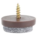 Miniatyrbilde 2 av 8: 50 stk møbelføtter filt spiker skap bord sofa stol ben sklisikker pute gulvbeskytter (22 mm)