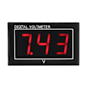 Miniatyrbillede 5 af 8: 1 stk. Digital 0,56″ LED-display Vandtæt Voltmeter DC Spændingsmåler Panel (2,5-30V, Rød)