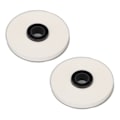 Miniatyrbillede 6 af 8: 2 ruller etiketmaskintape 16m lang 5mm bred klar print PET hvid etikettape erstatning for MAX LM 550A