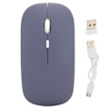 Miniatyrbilde 1 av 8: Trådløs USB-mus, oppladbar, støyfri, trådløs datamus for arbeid, studier og fritid, lilla