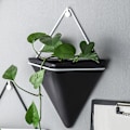 Miniatyrbild 2 av 5: 3 x Triangel Väggplanterare Geometrisk Väggmonterad Blomkruka Heminredning