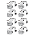 Miniatyrbilde 2 av 8: 8 stk. R11 Four Six Fingers Assistant Button Mobil Skyte Trigger Controller for PUBGSølv