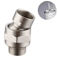 Miniatyrbillede 1 af 5: Brusehovedforbindelse Kugleled Brusehoved Drejekugle Adapter Justerbar Brusearmsforlænger