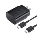 Miniatyrbillede 1 af 8: 25W Oplader USB Type C Strømadapter Vægoplader Blok Opladerkabel til Samsung S21S20