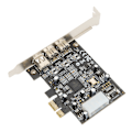 Pikkukuva 6 / 8: PCI Express Firewire-kortti, jossa on 2 1394B-liitäntä 1 1394A-liitäntä Plug and Play PCIE - 1394b -videon sieppauskortti Windowsille