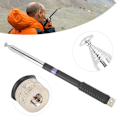 Miniatyrbillede 6 af 8: Antikollision aluminiumslegering Lang trækstang Antenne SMA hanstik VHF 136-174MHz