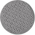 Miniatyrbild 1 av 5: Halkfria Runda Duschmattor Mögelresistenta Badrumsmattor med Sugkoppar Texturerat Gummi (Grå)