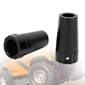 Miniatyrbillede 4 af 8: 2 stk. Aluminiumslegering Bagaksel Bøsning Tilbehør Passer til Wraith AX90018 90020 1/10 RC BilSort