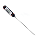 Miniatyrbild 1 av 5: Vattentät Digital Kötttermometer - LCD-Skärm, Lång Vikbar Sond - Perfekt för Grill, BBQ, Mjölk