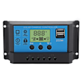 Pikkukuva 5 / 8: 12V 24V Aurinkolatauksen purkausohjain PWM LCD-näyttö Kaksi USB-lähtöä Säädin Kotitalousteollisuusauto 10A
