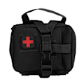 Miniatyrbillede 1 af 8: Molle Portable Military First Aid Supplies Kit Survive Medicine Opbevaringspose (sort)