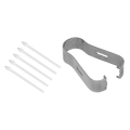 Miniatyrbilde 5 av 8: 5 stk Stylus tips Nøyaktig sensitive riper Gratis bærbar erstatning Touch Stylus Nibs White