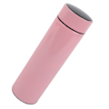 Miniatyrbilde 2 av 8: Isolerte vannflasker 500 ml kapasitet 304 rustfritt stålfor termokopp med silikonbunn for daglig bruk rosa
