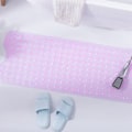 Miniatyrbillede 3 af 7: Badeværelse brusebadsmåtte 40x100cm PVC skridsikker lang stribe brusebadsmåtter med sugekopper til hjemmet lilla