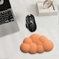 Miniatyrbillede 4 af 5: Desktop Musemåtte med Håndledsstøtte, Skyform, Skridsikker Base, Automatisk Tilbageførsel, Memory Sponge, Kontor Computer Laptop Gaming, Smertelindring, Håndledspude Rød
