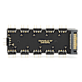 Pikkukuva 7 / 8: Hub Splitter Kaapeli CPU Jäähdytys Hub Electron PC-tietokone AURA RGB-sovitin 5V SATA-virtalähde versio 5V SATA-virtalähde