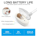 Miniatyrbild 3 av 5: Laddningsbara Hörhjälpmedel för Seniorer med Brusreducerande Digital Förstärkare Bekväm In-Ear Design Magnetisk Laddning