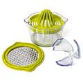 Miniatyrbillede 1 af 5: Citrus Juicer Håndpres med Målebæger Rivjern og Anti-slip Reamer 12oz til Citron Appelsin og Æg Separation