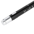 Miniatyrbilde 4 av 8: LED Penlight White Lighting Konkavt hode Aluminiumslegering Medisinsk Pen Light for Throat Black