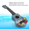 Miniatyrbild 3 av 7: Blue Kids Toy Ukulele - Mini plastgitarr för förskolebarn Present Blue
