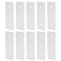 Miniatyrbillede 2 af 8: 10 stk. aluminium flad forbindelsesplade flad lige reparationssamlingsplader 4040-3 hul