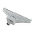 Miniatyrbillede 3 af 5: 4x1 / 4 \"gevindstørrelse, flad vindstråle luftblæser dyse spray grå 110mm-I