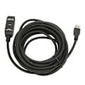 Miniatyrbillede 1 af 8: USB 3.0 forlængerkabel sort 16,4 fod 5 Gbit pr. sek. han til hun USB aktiv USB forlængerledning til hub mus tastatur