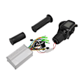 Miniatyrbild 2 av 8: 48/60V 350W Elektrisk cykel borstlös motorstyrenhet 886 LCD-displaypanel kit med reservvridgrepp