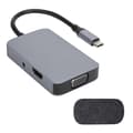 Miniatyrbild 1 av 8: USB-adapter Datorförlängning Typ-C till HUB-adapter för dator, smartphone med Typ-C-gränssnitt