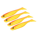 Miniatyrbilde 4 av 8: 4 STK AR48 75 mm/3,2 g Fishing Soft T Tail agn Kunstig naturtro simulering lokketilbehør