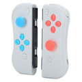 Pikkukuva 2 / 8: Joycon-peliohjain, langaton Bluetooth-peliohjain Nintend Switchille, oikea vasen (vaaleanharmaa)
