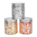 Pikkukuva 4 / 8: Kynsijäljitelmä Kulta Hopea Folio Hiutaleet Glitterit Manikyyri Paljetit Kultalehtiset Glitter Kynsien koristelu