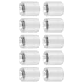 Miniatyrbilde 5 av 8: 10 stk runde avstandsstykker i aluminiumlegering med hunngevind, søyleforbindelsesavstandsstykke M4x0,7 mm, lengde 8 mm