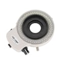 Miniatyrbilde 5 av 8: Justerbar 144 LED-ringlyskilde for stereomikroskop og kamera AC100-240VEU-plugg