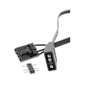 Pikkukuva 4 / 5: 5 kpl yhteensopiva 4-nastainen RGB - Standardi ARGB 3-nastainen 5V Adapteri Liitin RGB-kaapeli 25cm