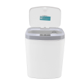Miniatyrbillede 3 af 8: Automatisk skraldespand Husholdnings 16L Automatisk Elektrisk Intelligent Induktion Skraldespand til Køkken Stue Badeværelse Hvid