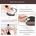 Miniatyrbild 7 av 7: Vattentät ögonbrynsstämpelpulver Perfect Nature Eye Brow Powder Tinting Coloring Kit