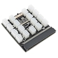 Miniatyrbilde 4 av 8: Strømbrett for strømfordeling, 17 porter, 6-pin, maksimal støtte 1200 W, datamaskintilbehør, 12 V