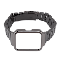 Miniatyrbild 5 av 8: Byte av armbandsrem Vattentätt rostfritt stål Svart justerbar rembyte Armband för Xiaomi Redmi Watch2 Lite