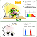 Miniatyrbillede 2 af 5: Plante Lampe, Plantevækstlampe 100 LED Lys 5 Niveauer Justerbar Fuld Spektrum Vækstlys med Auto Timer/3H/6H/12H