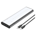 Miniatyrbild 1 av 5: M.2 NVMe SATA SSD-kapsling Adapter Silver