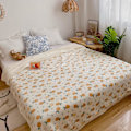 Miniatyrbillede 1 af 5: 100x150cm Plaid Tæppe Dobbeltsidet Vinter Blødt Varmt Børn Orange