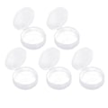 Miniatyrbillede 6 af 8: 5 stk. Svampe Transparent Opbevaringsboks Stor Kapacitet Bærbar Klar Kosmetisk Svampeboks 3,5 X 1,2 Tommer