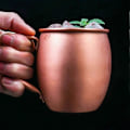 Miniatyrbild 4 av 5: 530ML 100% Ren Kopparmugg Trummkopp Cocktailkopp Ren Kopparmugg Restaurang Bar Kall Dryck Kopp