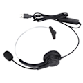 Miniatyrbillede 7 af 8: USB-headset med støjreduktion til callcenter med mikrofon mute-kontrol til forretningsmøder og kundeservice